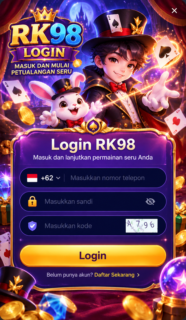 RK98 Login game puzzle strategi