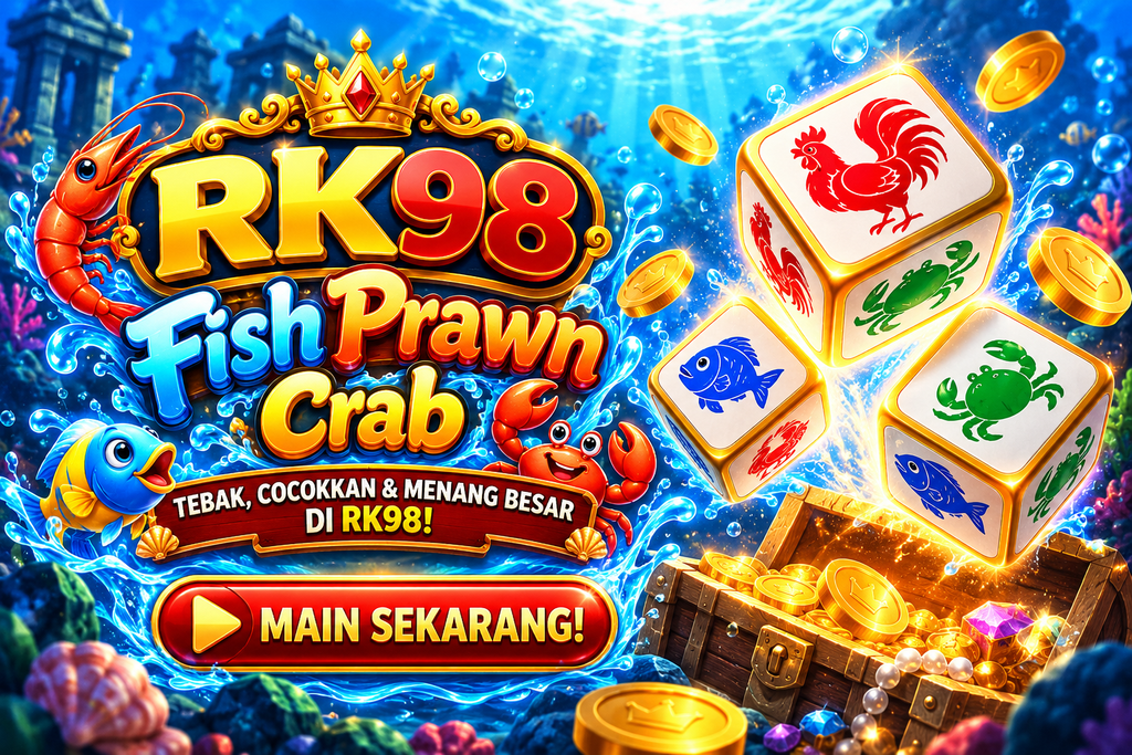 Game RK98 Fish Prawn Crab bertema laut.