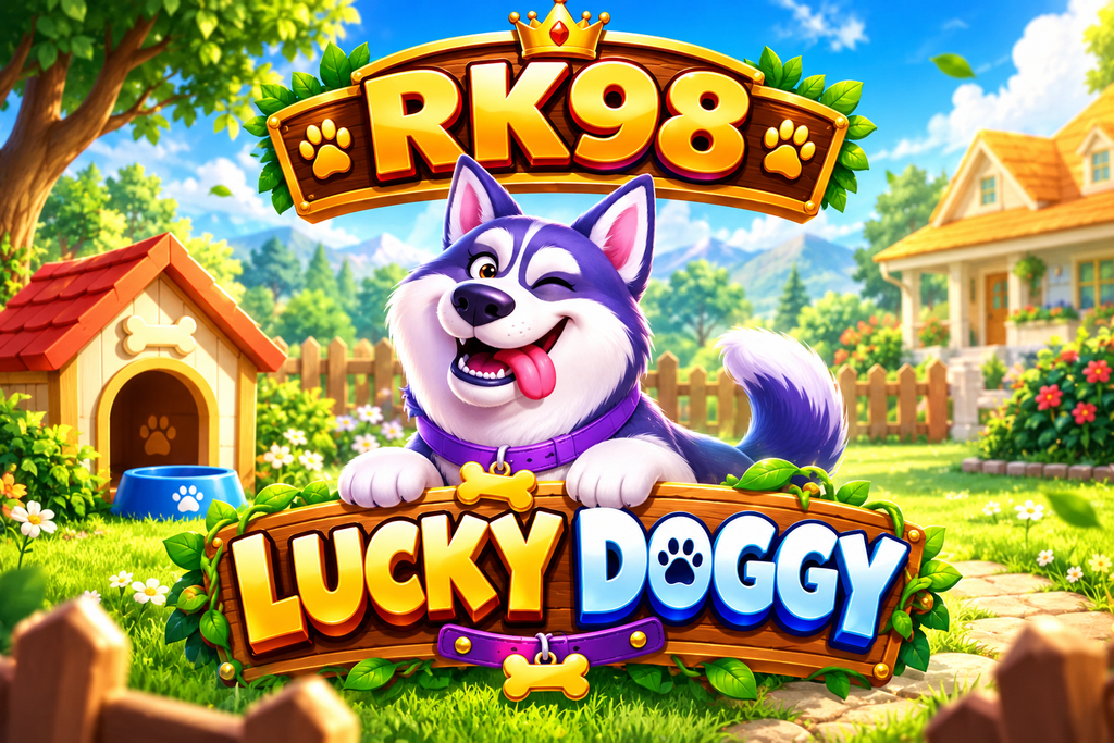 RK98 Lucky Doggy – Anjing Husky Ceria di Taman